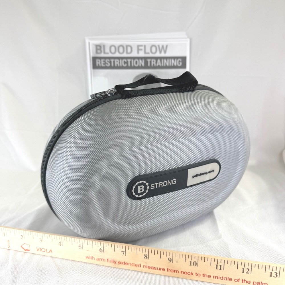 B Strong Blood Flow Restriction Training BFR Kit with Bands Pump and Case